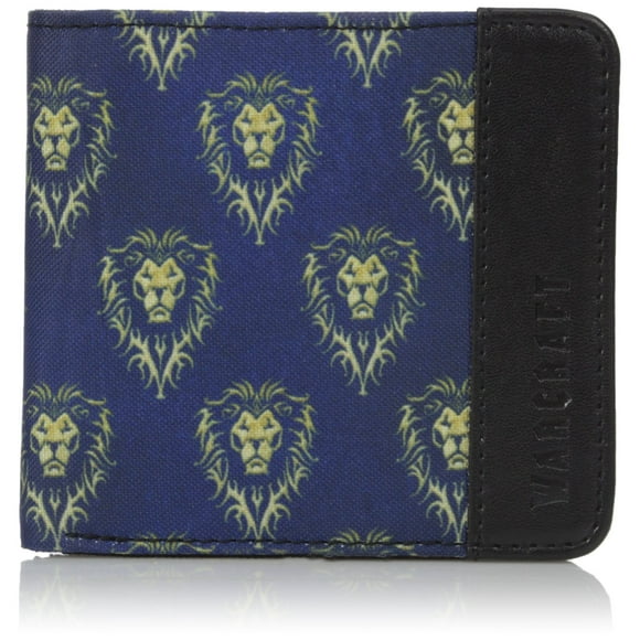 Cartera con logotipo de Warcraft Movie Alliance para hombre, color negro