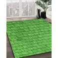 thumbnail image 3 of Ahgly Company Machine Washable Indoor Rectangle Transitional Green Area Rugs, 2' x 4', 3 of 7