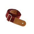 thumbnail image 2 of Ukulele Strap Belt with PU Leather Ends Musical Instrument Accessories for Ukuele 4 String Guitar Red, 2 of 9
