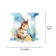 thumbnail image 3 of Decoraciones de Pascua, Adornos de Pascua, Regalos de Pascua Colgante de 26 letras de acrílico de Pascua Colgante de decoración de letras de acrílico para el hogar Colgante colgante, 3 of 5