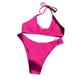 thumbnail image 2 of Traje de baño para mujer, moderno traje de baño de dos piezas con abertura en color liso para mujer, trajes de baño para mujer, conjuntos de bikini para mujer, trajes de baño bikini para mujer, 2 of 5