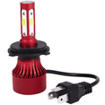 thumbnail image 2 of 6x H4 Hb2 9003 2200W 330000Lm 4-Side LED Headlight Kit Hi/Lo Power Bulbs 6000K, 2 of 8