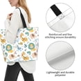 thumbnail image 3 of Cauagu Scandinavian Africa Print Women Large Capacity Tote Bag - Casual Shoulder Bag Fashion Handbag Shopping Bag Daily Bag Hobo Bags for Travel Work and Shopping, 3 of 8