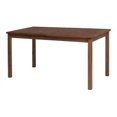 thumbnail image 1 of Walker Edison Crosswinds Acacia Wood Patio Dining Table with Slatted Surface, Dark Brown (1 Count), 1 of 8