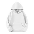 thumbnail image 3 of TBWNWG Girls Hoodies & Sweatshirts Pullover Warm Thickened Hooded Sweatshirt for Toddler and Big Kids Casual Outerwear,Size 9-10 Years, 3 of 9