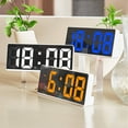 thumbnail image 3 of CCOCC Alarm Clock,Contemporary Digital Clock with Dual Display and Sound Activation,Wall Clock with Customizable Brightness for Bedrooms and Workspaces, 3 of 4
