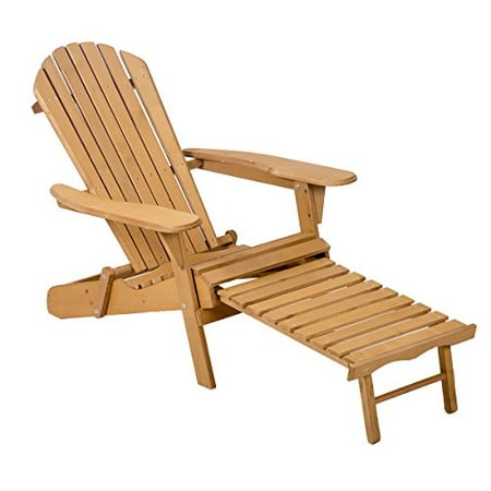 Outdoor Wood Adirondack Chair Foldable W Pull Out Ottoman Patio Furniture 240 Outdoor Wood Adirondack Chair Foldable W Pull Out Ottoman Patio Furniture 240