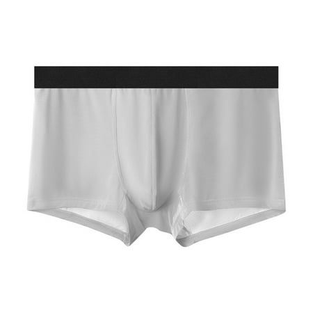 

Mens Ice Silk Seamless Underwear Boxer Briefs Underpants Panties Breathable