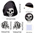 thumbnail image 3 of SUYOLL Halloween Fence Peeking Yard Decorations,Spooky Face With Hands Outdoor Lawn Fence Art Signs For Halloween Party Backyard Garden Patio Decor, 3 of 8