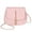 Pink, variant on Small Shoulder Bag with Removable Straps Cross Body Clutch Purse Handbag for Women Handbags Crescent Purse Fashion Style Solid Color Tassel Leather Messenger Bag