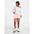 thumbnail image 2 of No Boundaries French Terry Pull On Shorts, 2" Inseam, Women's XXS-XXL, 2 of 5