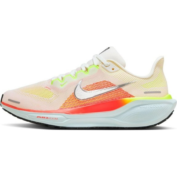 Nike Pegasus 41 Women's Road Running Shoes Summit White/Bright Crimson/Glacier Blue/Chrome Size 9.5