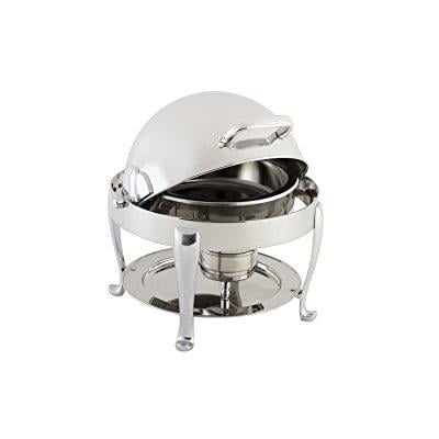 Bon Chef 19014ch Stainless Steel Pee Round Chafing Dish With Bon Chef 19014ch Stainless Steel Pee Round Chafing Dish With Roman Legs Chrome Trim Finish