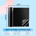 thumbnail image 2 of Rollo de vinilo HTVRONT negro permanente de 12 x 20 m para Cricut Cutter, 2 of 7