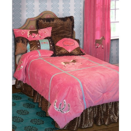 Carstens Inc. Cowgirl Leopard Twin Comforter Collection