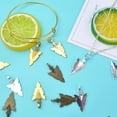thumbnail image 7 of 50pcs Arrowhead Charms Tibetan Alloy Vintage Arrow Pendants Jewelry Charms for DIY Bracelet Necklace Crafts Jewelry Making Supplies Handmade Decoration, 5 Colors, 7 of 7