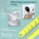 thumbnail image 3 of Cepillo para espalda de baño corporal, cepillo de ducha de doble cara con mango largo de silicona con cerdas ultrasuaves para hombres y mujeres Accesorios de baño para masajeador de espalda Vhermosa YQ-1008, 3 of 8