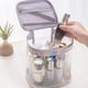 thumbnail image 5 of Bolsa de almacenamiento cosmético de gran capacidad | Organizador de maquillaje de TPU de PVC transparente | Maletín de artículos de aseo de viaje para mujeres y hombres | A prueba de fugas, 5 of 5