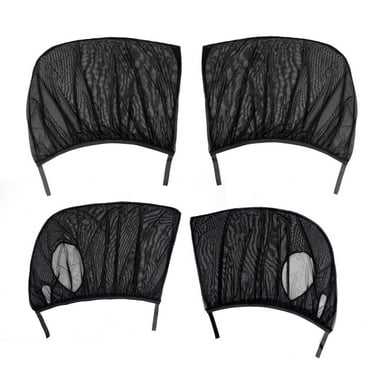 Car Sun Shade, Car Window Screens and Bug Mosquito Net Mesh for Blocking UV Rays Sunlight, Universal Breathable Sunshade Covers for Sedans, Trucks, SUVs