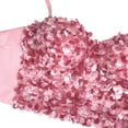 thumbnail image 5 of VISALY Women's Sparkly Sequin Bustier Crop Top Shiny Sequin Push Up Club Party Corset Top&nbsp;Glitter Camisole Tank Top Spaghetti Strap Top Tight Fitting Tank Top Trendy Sleeveless Tube Tops Pink Xl, 5 of 5