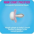 thumbnail image 4 of MAM Start Matte Newborn Pacifiers (2 pack, 1 Sterilizing Pacifier Case), Newborn Baby Girl Pacifiers, Best Pacifier for Breastfed Babies, Self Sterilizing Baby Pacifier Case, 4 of 4