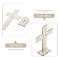 thumbnail image 4 of DEEPCRAFF 10pcs Decorative Crosses for Desk Multi Wood Centerpieces for Baptism, 4 of 8