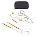 thumbnail image 2 of yotijay 6 Pieces Fly Fishing Tying Tools Kit Accessories Fishing Lures Making Winder, 2 of 9