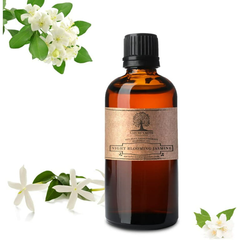 Night Blooming Jasmine Essential oil - 100% Pure Aromatherapy Grade  Essential oil by Nature's Note Organics - 0.3 Fl Oz 