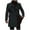 Black, variant on KIHOUT Men's Notched Collar Trench Coat Double Breasted Long Winter Pea Coats Windbreaker Business Wool Blend Jacket