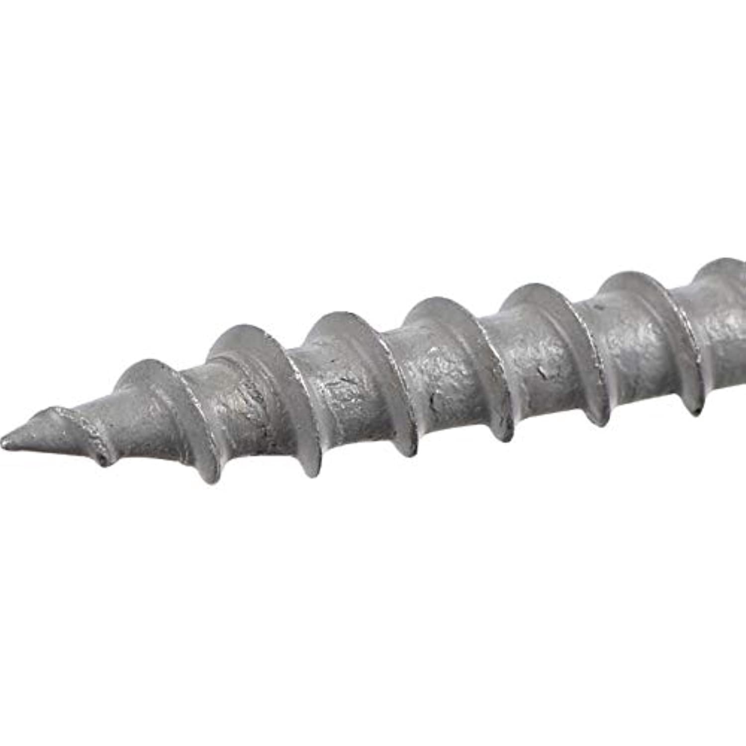 Fas-n-Tite Deck and Fence Wood Screws, #8 x 1-5/8", Steel, Epoxy, Phillips, Gray, 75 pack