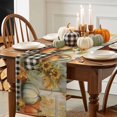 thumbnail image 3 of Thanksgiving Fall Table Runner, Autumn Thanksgiving Kitchen Dining Table Decoration for Home Party Decor 13x72 Inches, 3 of 9