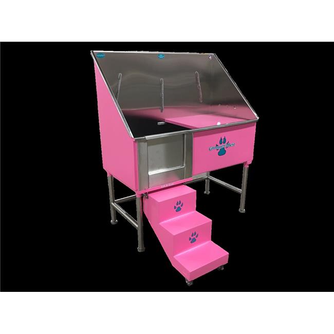 Groomers Best GB48ELPIR 48 in. Elite Bathing System with Right Drain