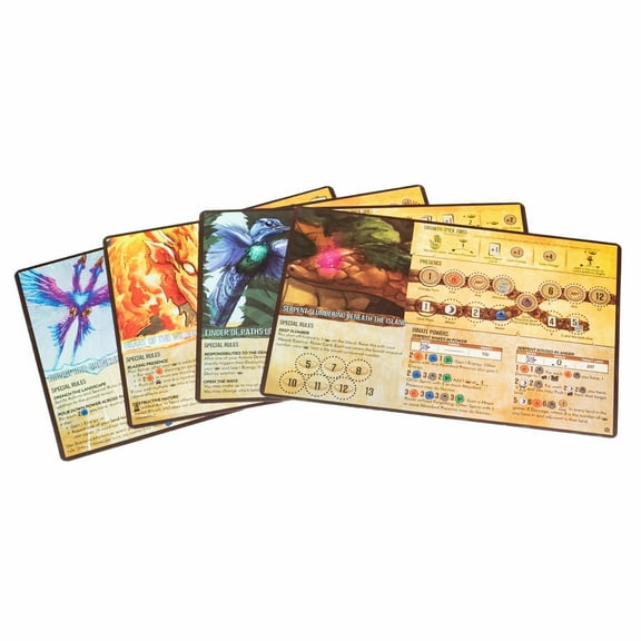 Greater Than Games | Horizons of Spirit Island: Punchboard Panels | Cooperative Strategy Board Game Accessory | Premium Component Upgrade