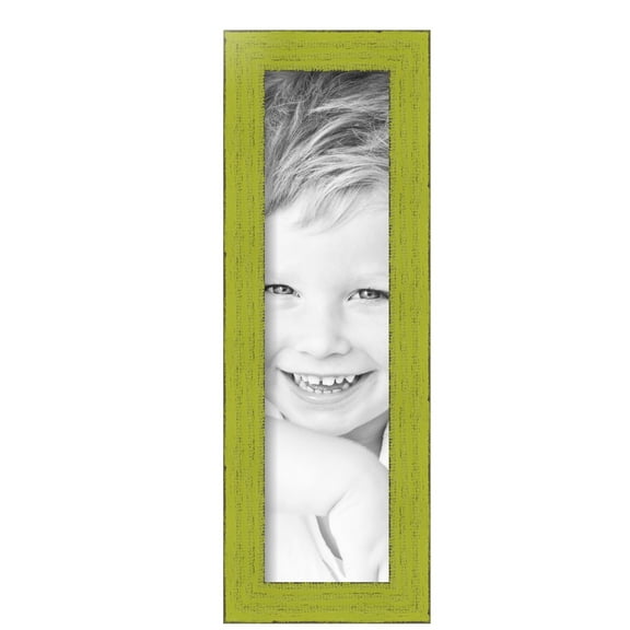 ArtToFrames 5" x 19" Modern Green Picture Frame, 5x19 inch Green Wood Poster Frame (WOM-4589), Pack