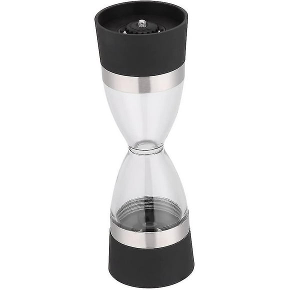 2 In 1 Mechanical Salt And Pepper Mill, Manual Two-head Pepper Mill Adjustable