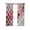 Red, variant on Blue Morocco Blackout Curtains, Light Blocking Print Window Curtains, Vintage Graffiti Paint Art Boho Dappled Thermal Insulated Window Drapes for Living Room Kitchen Cafe 2 Panels, 55"W x 39"L