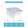 thumbnail image 5 of Quilts Queen Size, Blue Butterflies Soft Comforter Bedding Set for Bed, Elegant Pastoral Watercolor Lightweight Quilted Bedspread with Pillow Cover(2 Pieces) for All Season, 90x96 Inch, 5 of 6