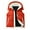 Red, variant on ZUKMRJPC Men's Hooded Outdoor Jackets Full Zip Fleece Lined Waterproof Reflective Strips Windbreaker Casual Warm Thicken Workwear