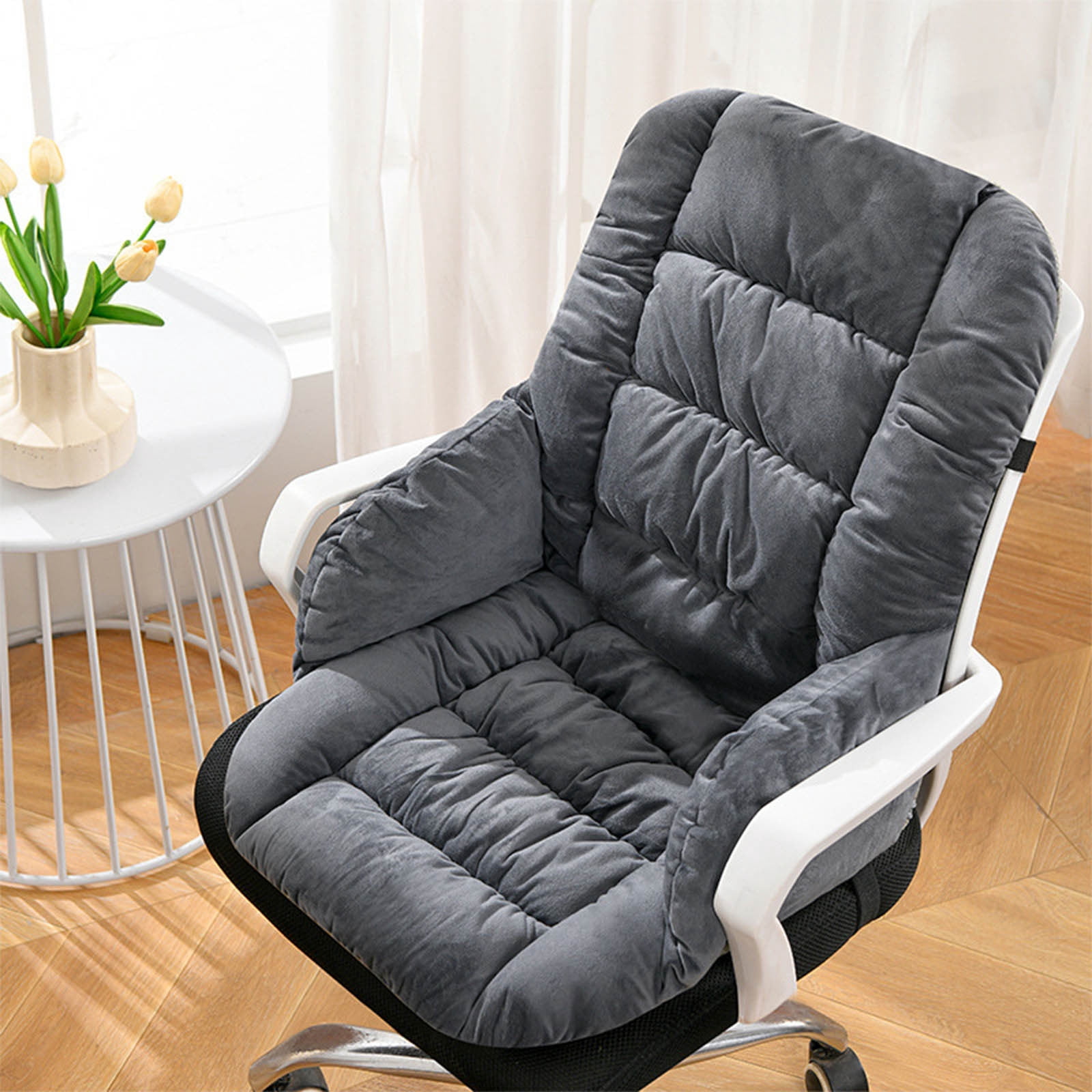 Heated Seat Cushion, Office Chair Heating Pad, Heated Seat Pad, Winter Integrated Heating Cushion (18x16 In) - Office Long-Period Sitting Waist Protection