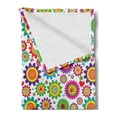 thumbnail image 2 of Easter Soft Flannel Fleece Throw Blanket, Garden Livens up with Colorful Camomile and Hearts Love of Nature Theme, Cozy Plush for Indoor and Outdoor Use, 50" x 60", Multicolor, by Ambesonne, 2 of 5