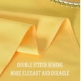 KAIPHO Yellow Rectangle Tablecloth Waterproof Stain Resistant Wrinkle ...