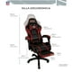 thumbnail image 5 of SILLA GAMER RECLINABLE CON REPOSA PIES NFL SAN FRANCISCO 49S 100% ORIGINAL, 5 of 8