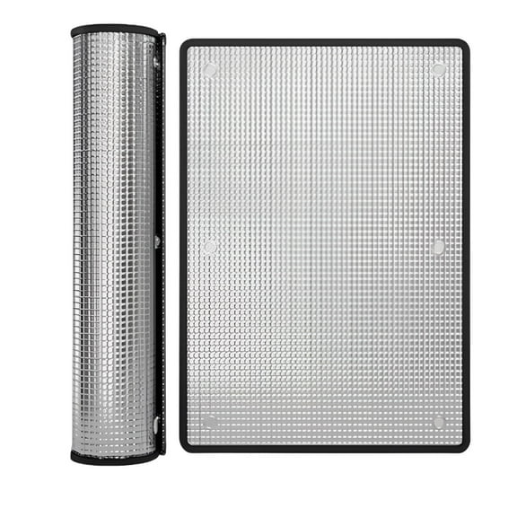 Sun Protection and Thermal Insulation Film, 8mm Aluminum Foil Insulation Film with Suction Cup, Anti-Peep Window Film for Sunroof Glass Doors