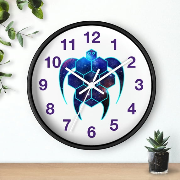 Space Turtle Wall clock