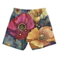 thumbnail image 2 of Kids' Beach Pants Comfortable Swim Trunks Vibrant and Intricate Flowers Shorts for Pool Vacation and Lounge Wear 2T, 2 of 8