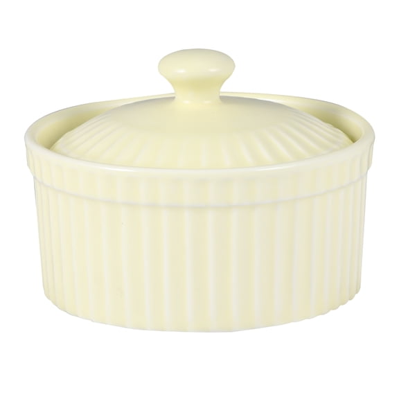 SASABAXI Ceramic Baking Bowl 1 Pack, Oven- Mixing Bowl 3.3 x 3.3 x 2.4 Inches for Kitchen Use
