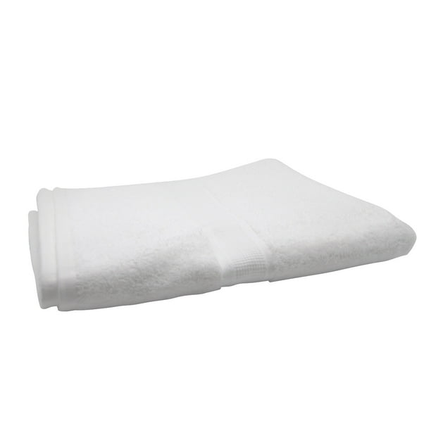 Toalla De Baño Grande Color Blanco Liso 100% Algodón Suave