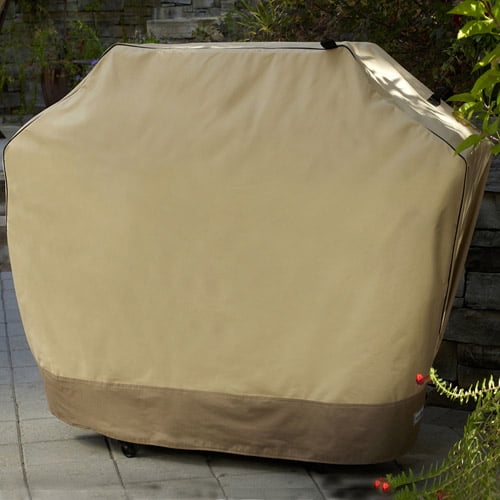 Sure Fit 60" Medium Wide Two-Tone Grill Cover, Taupe Olive by Generic
