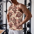thumbnail image 5 of Lsque Snake Pattern Mens Tank Tops Muscle Athletic Quick Dry Sleeveless Workout Fitness T Shirts Beach Tank Top, Loose-fit Sleeveless Shirt for Men-4X-Large, 5 of 7