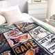 thumbnail image 3 of LHSHID Football Gifts for Boys Men Football Lover Gifts Soft Flannel Football Team Football Lovers Blankets and Throws Bed Bedding Couch Sofa 60x80in, 3 of 6